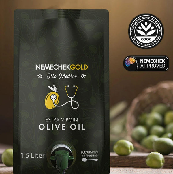 Nemechek Gold Olive Oil  Olio Medico Extra Virgin Olive Oil, 1.5 liter