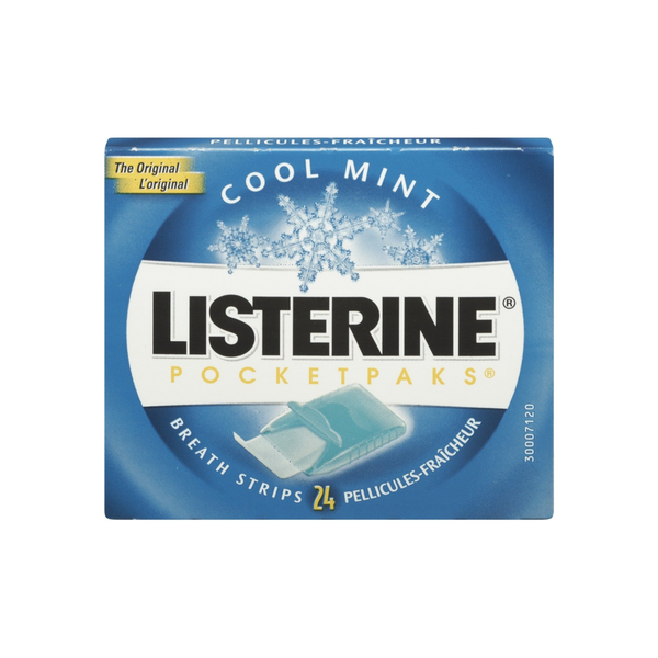 Listerine PocketPaks Cool Mint 24 Ea