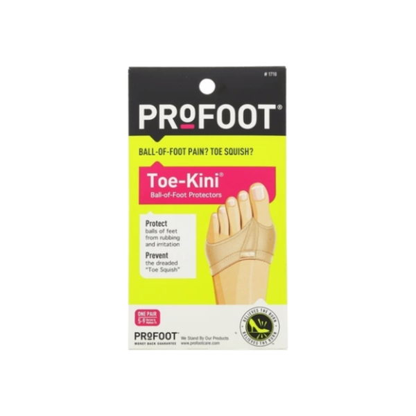 ProFoot Toe-Kini Ball-of-foot Protectors Nude 1 Pair