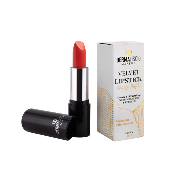 Dermaliscio Velvet Lipstick Orange Mojito VL13
