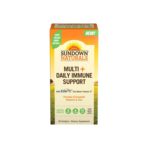 Sundown Naturals Multi+Daily Immune Support Softgels 60 ea
