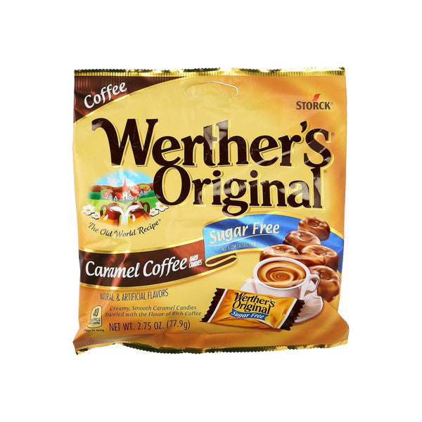 Werthers Original Sugar Free Caramel Coffee Hard Candy 12 pack (2.75oz per pack)
