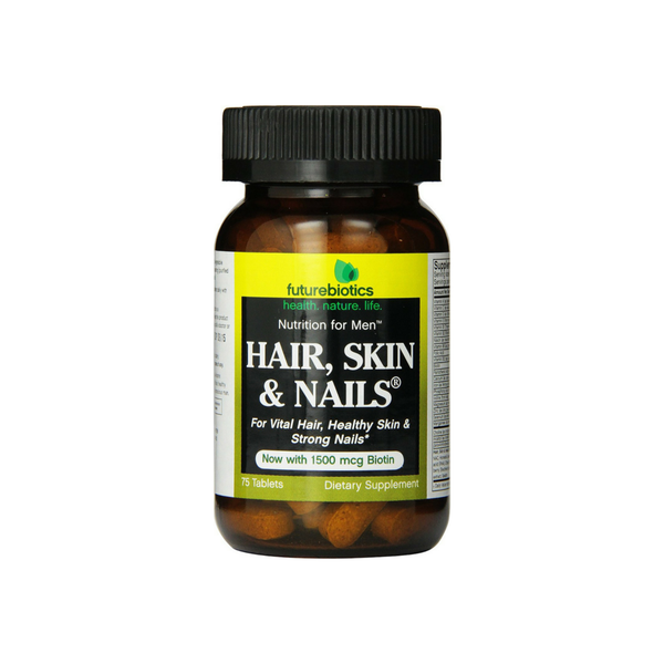 Futurebiotics Hair, Skin & Nails, Nutrition for Men, Tablets 75 ea