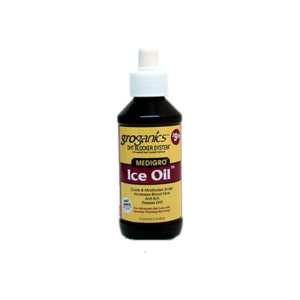 Groganics DHT Ice Oil Scalp Moisturizer, 4 oz