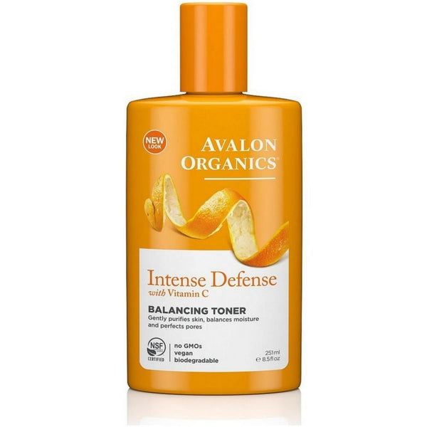 Avalon Organics Intense Defense with Vitamin C Balancing Toner 8.50 oz