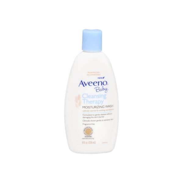 Aveeno Baby Cleansing Therapy Moisturizing Wash 8 oz