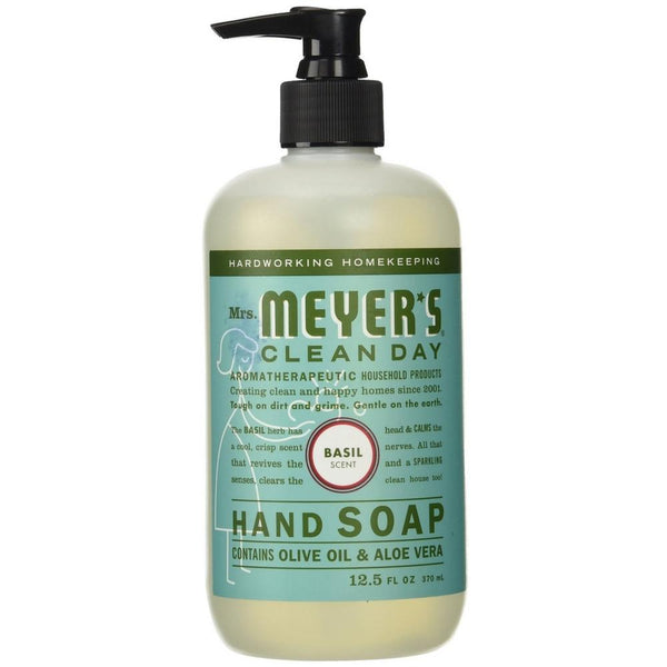 Mrs. Meyers Clean Day Hand Soap, Basil 12.50 oz