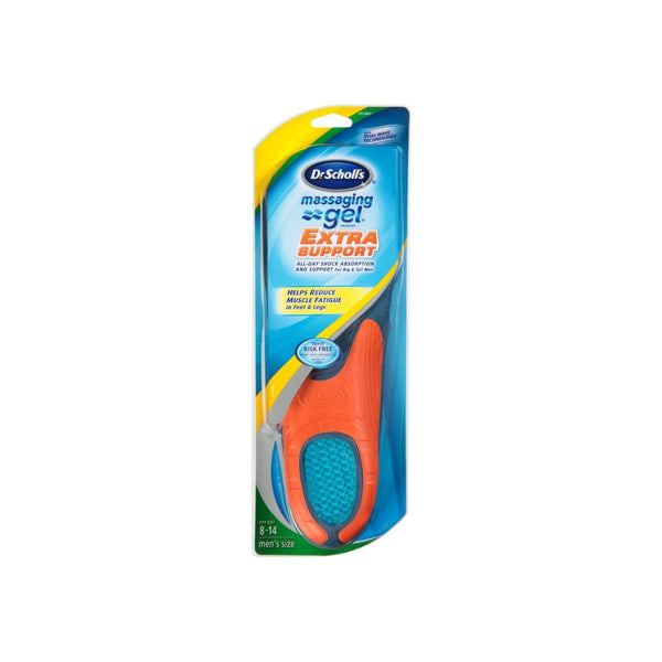 Dr. Scholl's Massaging Gel Extra Support Insoles, Size 8-14 1 ea