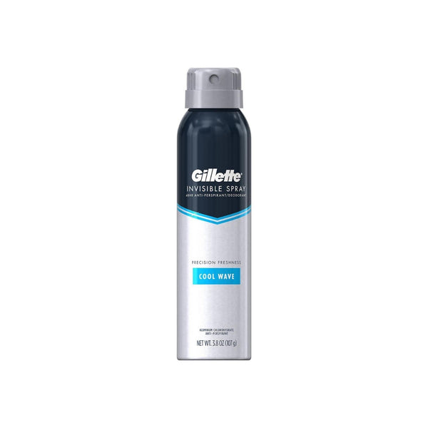 Gillette Invisible Spray Antiperspirant & Deodorant, Cool Wave 3.8 oz