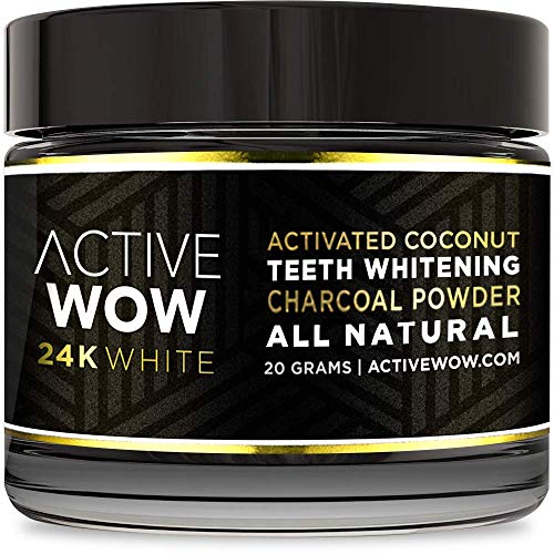 Active Wow Natural Teeth Whitening Charcoal Powder 20gms