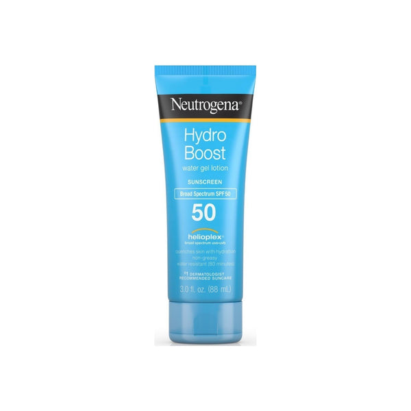 Neutrogena Hydro Boost Gel Moisturizing Sunscreen Lotion with Broad Spectrum & Water-Resistant, SPF 50 3 oz
