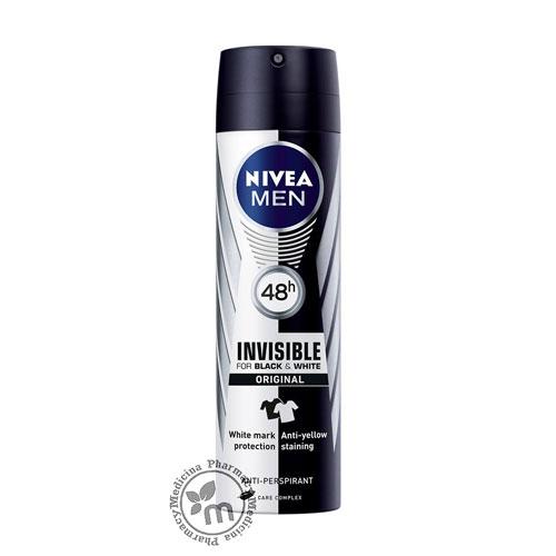 Nivea Deodorant Spray Black & White Male--150ml