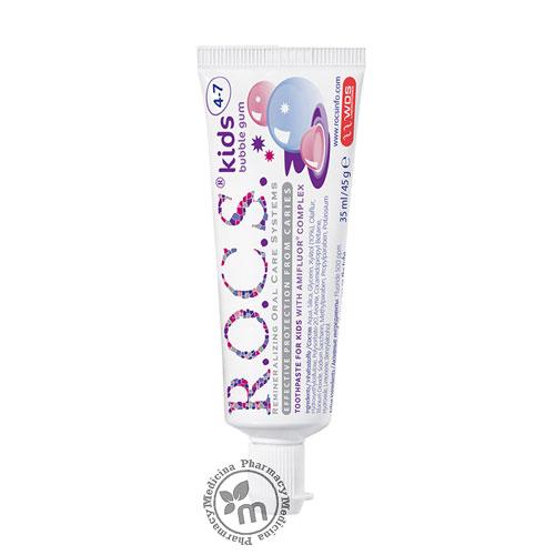 R.O.C.S Toothpaste Kids Bubble Gum 4-7 years