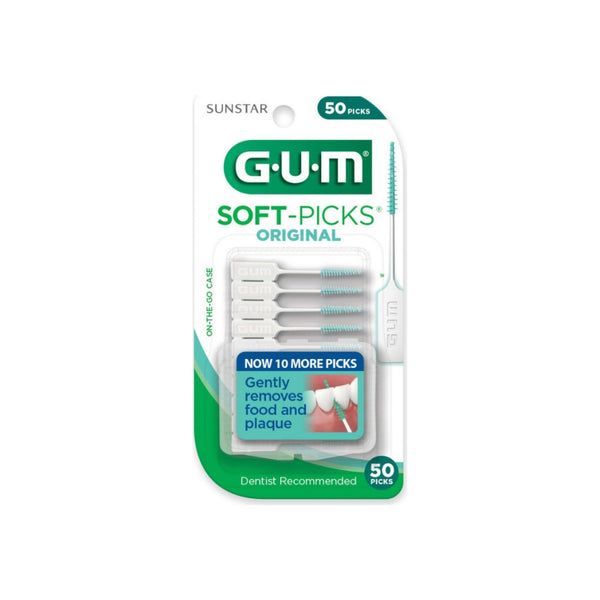 GUM Soft-Picks Original 50 Count On The Go 1 ea
