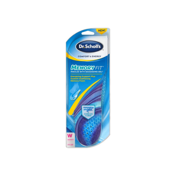 Dr. Scholl's Comfort & Energy Memory Fit Insoles for Women - Size (6-10), 1 Pair 1 ea