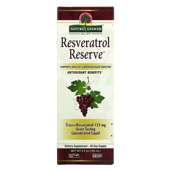 Nature's Answer Resveratrol Reserve Cellular Longevity Complex 5 oz