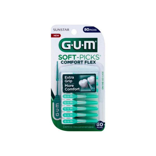 Gum Soft Picks Comfort Flex Dental Picks, 80 ea