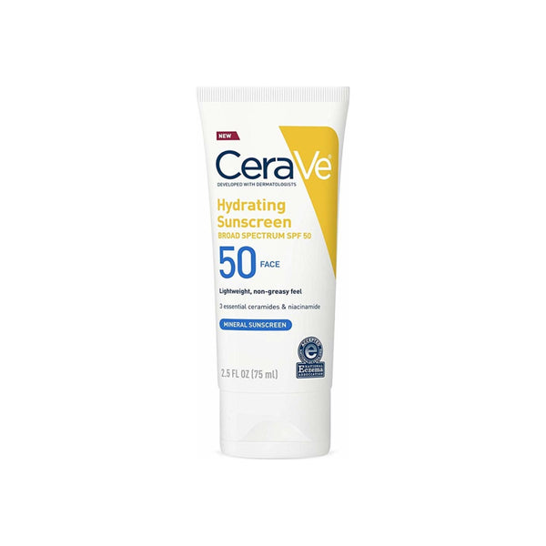 CeraVe Hydrating Sunscreen SPF 50 Face 2.5 oz
