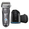 Braun Electric Razor for Men, Series 7 7865cc Electric Shaver With Precision Trimmer, Rechargeable, Wet & Dry Foil Shaver, Clean & Charge Station & Travel Case