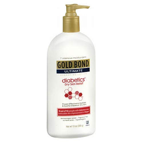 Gold Bond Ultimate Diabetic Skin Relief Lotion, Fragrance Free 13 Oz