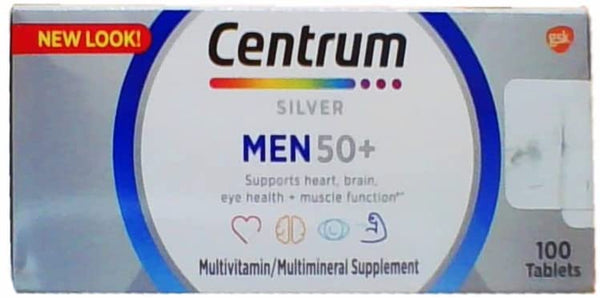 Centrum Silver Men's 50+ Tablets 100 Tablets