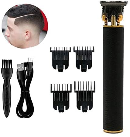 KEMEI Electric Pro Li Outliner Grooming Rechargeable Cordless Close Cutting T-Blade Trimmer for Men Clipper 0mm Baldheaded Hair Mens Clippers Zero Gapped Detail Beard Trimmers…