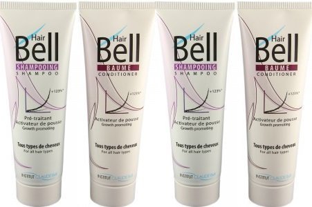 HAIRBELL Set 2 Shampoos 250 ml + 2 Balms 250 ml OFFERS EXCEPTIONAL Accelerator shoot of hair