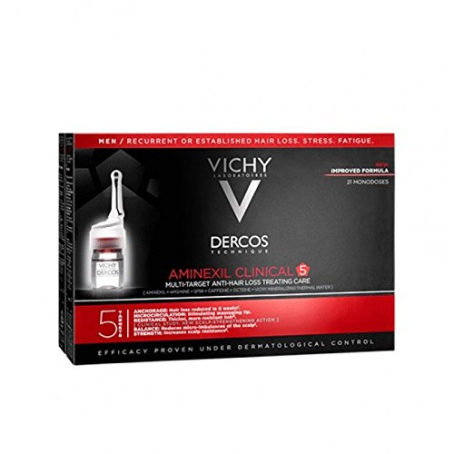 Vichy Dercos Aminexil Clinical 5 Targets Men - 21 Ampoules.