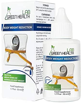 Natural Body Weight Reduction & Appetite Suppression Diet Drops ýýý Weight Loss for Women & Men ýýý Botanical & Green Tea Exracts Supplement to Maintain Weight by Green Health Lab, 50 mL/1.7 fl oz