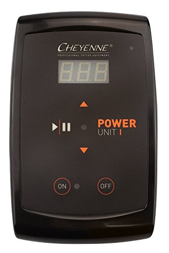 Cheyenne Tattoo Machine Power Supply PU1 - Single Output, Touch Screen, Digital Display - Tattoo Machine Battery Pack - Tattoo Machine Supplies