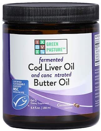 BLUE ICE Royal Butter Oil/Fermented Cod Liver Oil Blend-Cinnamon Tingle