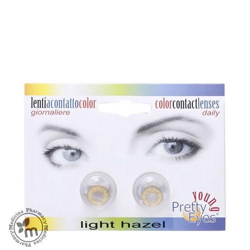 Young Pretty Eyes Daily Contact Lenses Light Hazel 2s