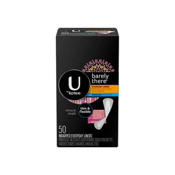 U by Kotex Barely There Thin Liners 50 ea