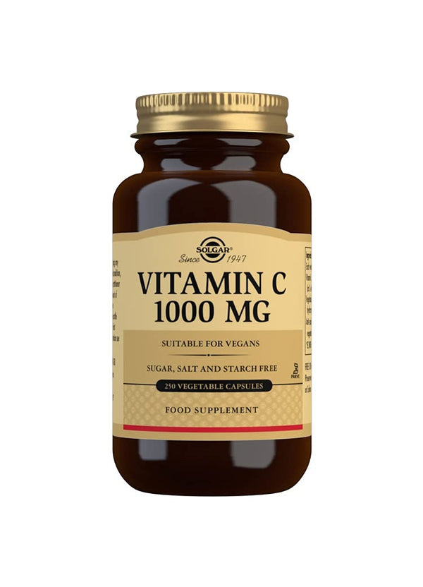 Solgar 1000 mg Vitamin C Vegetable Capsules - Pack of 250