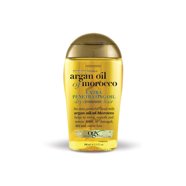 OGX Argan Oil of Morocco Extra Penetrating Oil for Renewing Plus Dry and Coarse Hair, 100ml