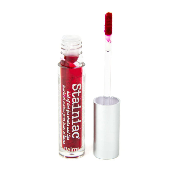 theBalm Stainiac Lip & Cheek Stain, Aloe-Infused Formula, Multi-Use, Buildable, Pigmented