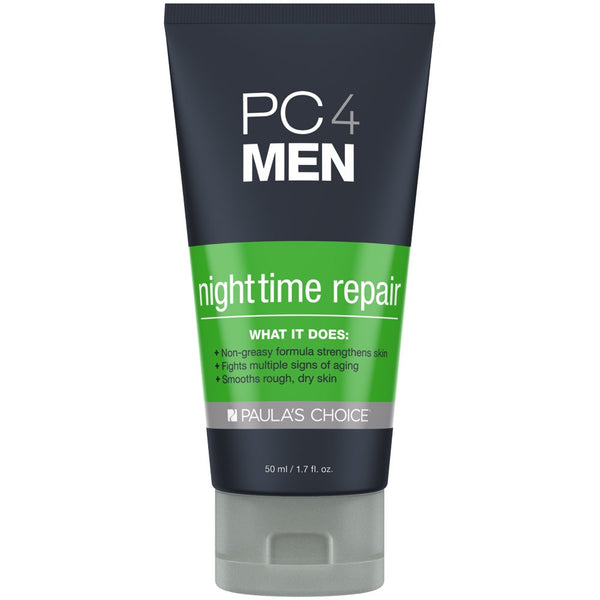 Paula's Choice PC4MEN Nighttime Repair Men's Moisturizer with Retinol, Shea Butter & Antioxidants, Fragrance Free Lotion, 1.7 Ounce