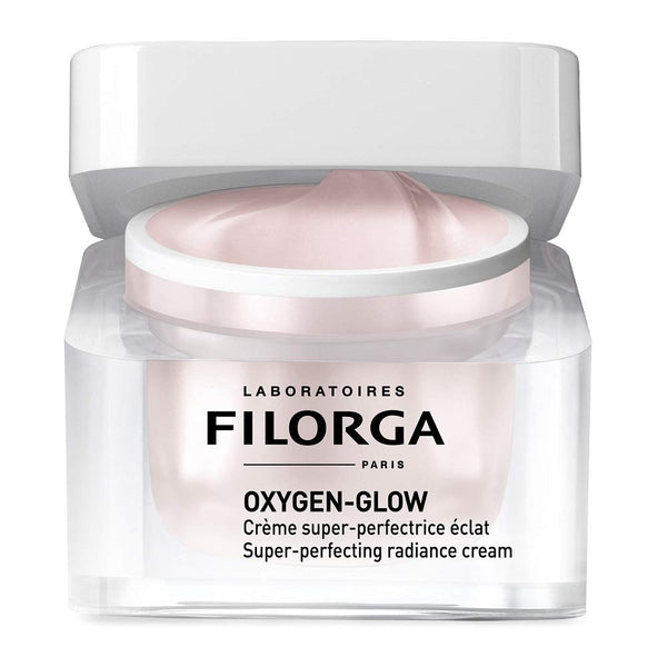 FILORGA OXYGEN-GLOW Cream Super-Perfecting Radiance Cream for Uneven Skin Texture Fine Lines Uneven Skin Tone Non-comedogenic, 1.69 fl oz