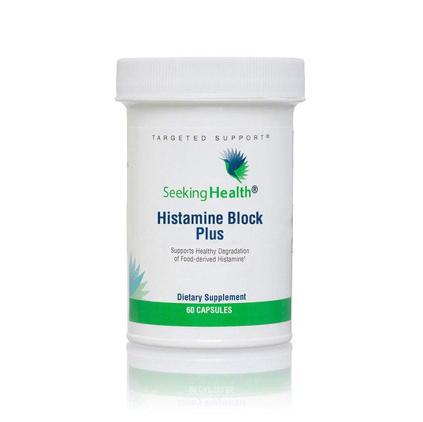 Histamine Block Plus | Healthy Degradation of Food-derived Histamine | Food Intolerance | DAO Supplement Enzyme | GI Tract Supplement | 30 Servings