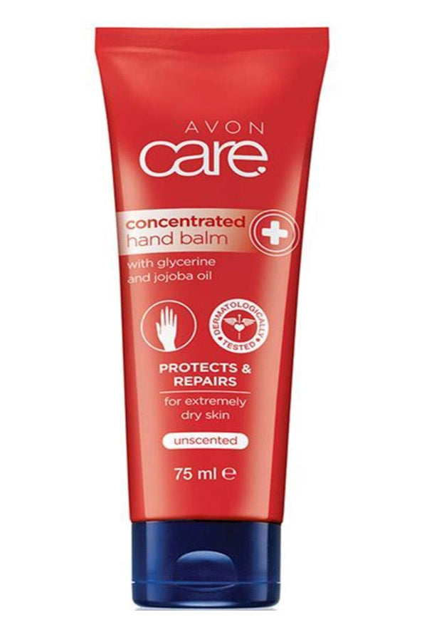 Pack of 3 Avon Care Concentrated Hand Balm unscented for extremely dry skin protects and repairs 3 x 75ml tubes