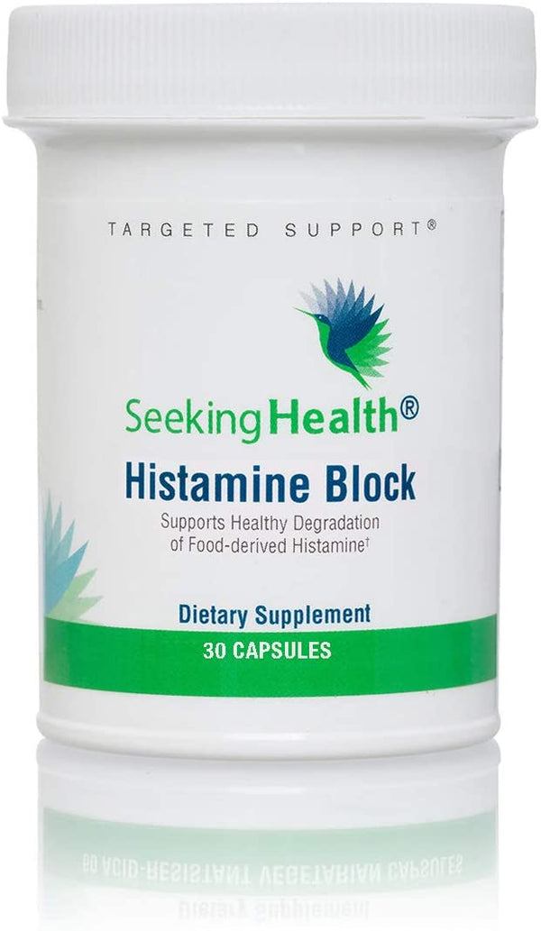 Seeking Health | Histamine Block | DAO Supplement Enzyme | Food Intolerance | Histamine Intolerance | GI Tract Supplements | Dhist Capsules (30 Count)