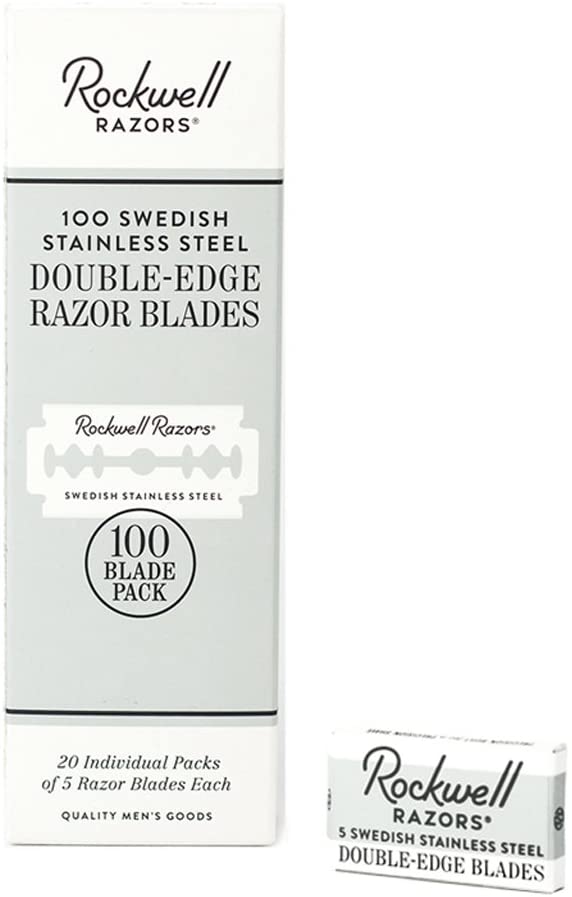 Rockwell Double-Edge Razor Blades, count 100