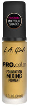 L.A. Girl Pro.matte mixing pigment GLM712, Yellow, 1 Fl Oz