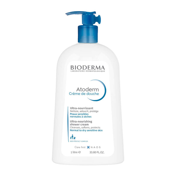 Bioderma Atoderm Cleansing Shower Cream Body Wash for Normal to Dry Sensitive Skin