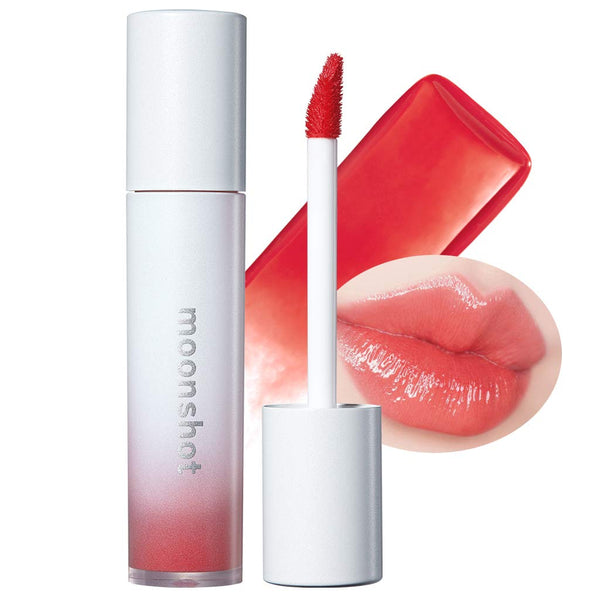 [moonshot] Tint Fit Shine 4.5g, Volume up Water Coated Glossy Lip Plumping Tint, Moist Fit Without Stickiness, Longwear Tinted (502 YOUTH CORAL)