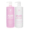DesignME Puff.ME Shampoo and Conditioner Volume Duo - Volume System -for Strong, Voluminous and Shiny Hair, Sulfate Free, Vegan (32oz each)