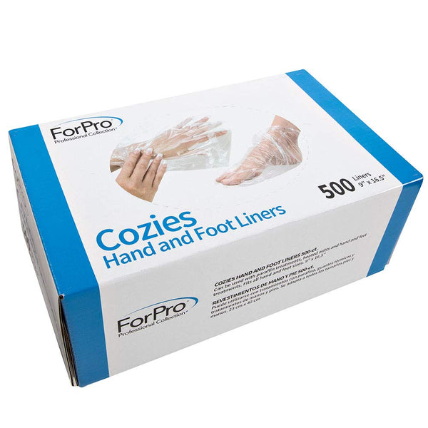 ForPro Cozies Hand and Foot Liners - Paraffin Treatments, Heated Mitts- Hand/Foot Treatments - 9 €� W x 16.5 €� L - 500-Count