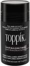 Toppik Hair Building Fibres Powder, Dark Brown, Keratin-Derived Fibres for Naturally Thicker Looking Hair, 12g