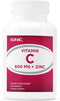 GNC Vitamin C 600mg + Zinc | Provides Immune Support | 100 Tablets