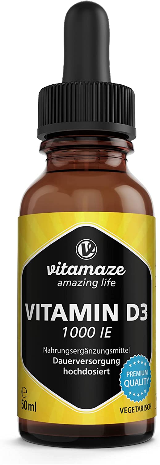 Vitamaze® Vitamin D3 Drops High Strength 1000 IU, 50 ml (1750 Drops)